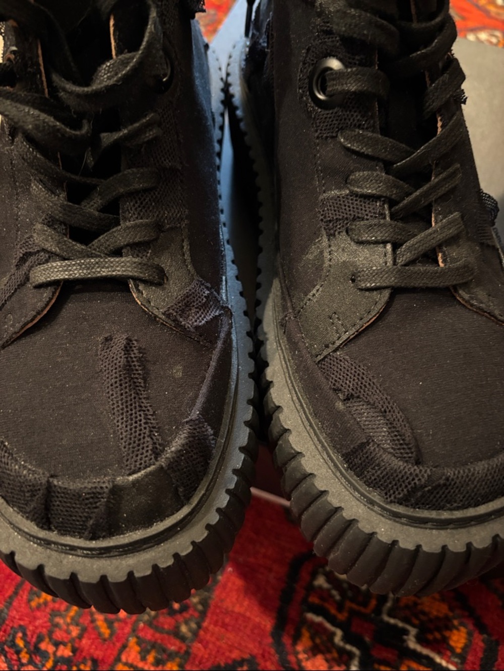RUNDHOLZ Black Hightop Sneakers - Picture 6 of 9